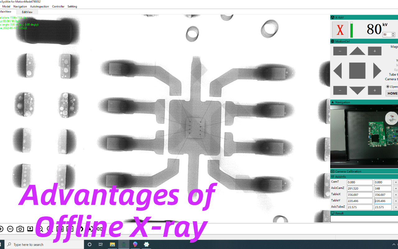 4. Advantages of Offline X-ray Inspection 4. Avantages de l'inspection aux rayons X hors ligne