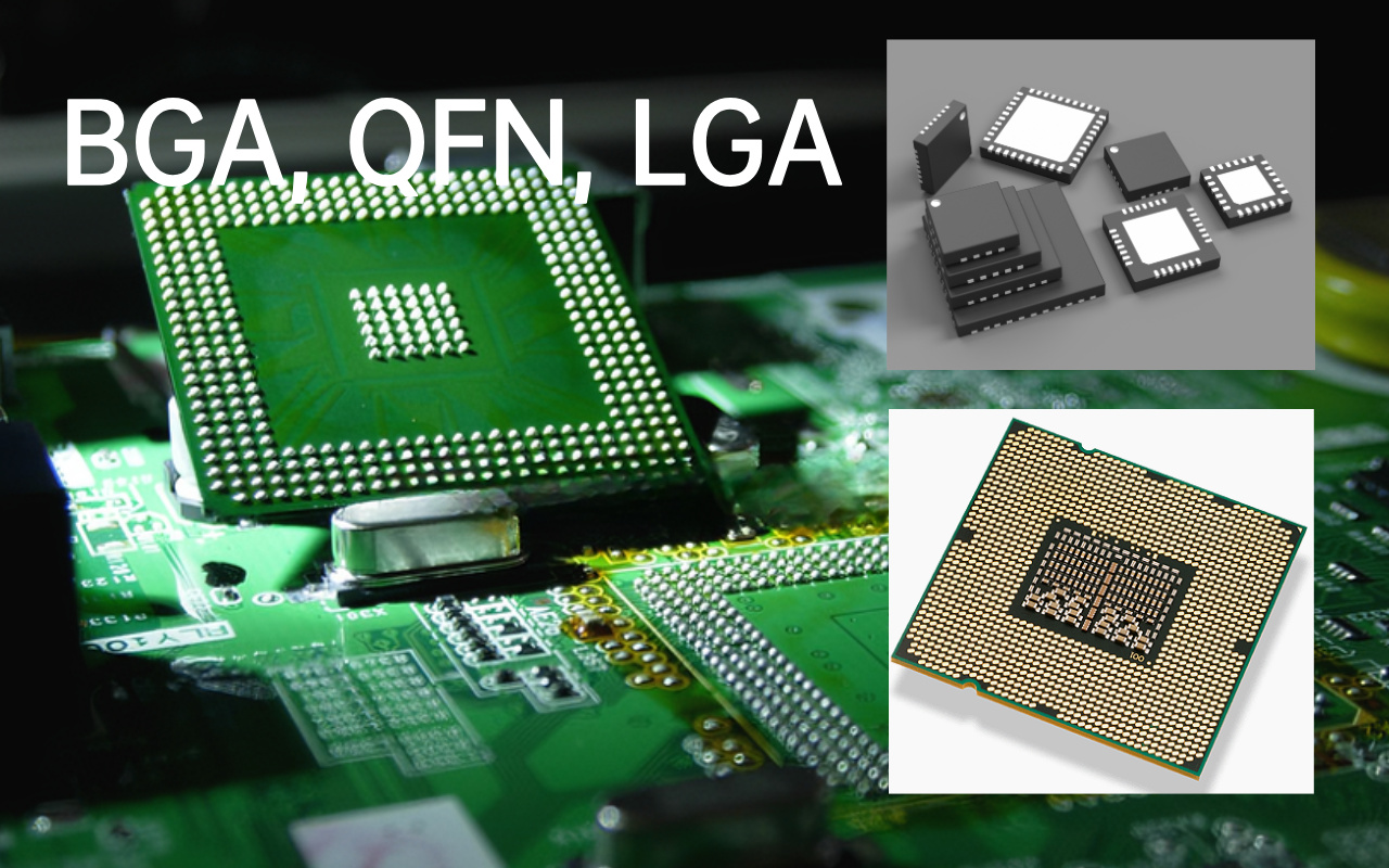 1.2 Rise of BGA, QFN, LGA-Defects Become Hidden 1.2 L'augmentation des défauts BGA, QFN et LGA devient masquée