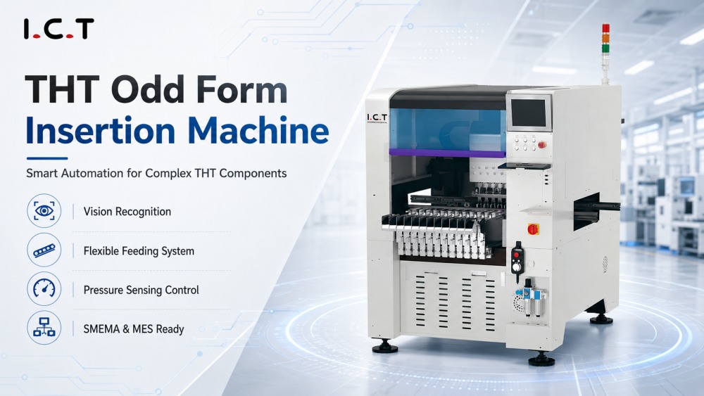 I.C.T THT odd form insertion machine I.C.T THT machine d'insertion de formulaires impairs