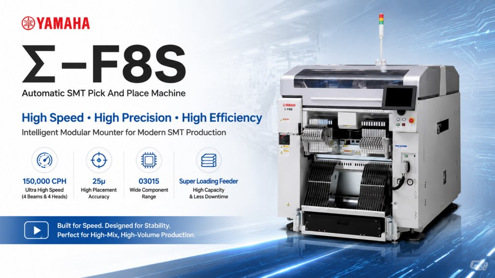 Yamaha Σ-F8S Pick and Place Machine Machine de sélection et de placement Yamaha Σ-F8S
