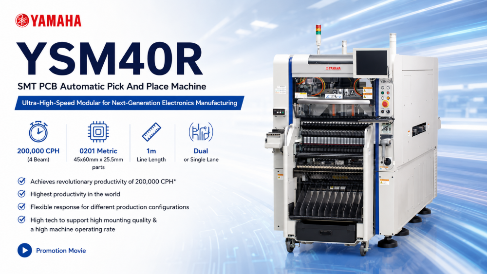 Yamaha Yamaha SMT PCB Automatic Pick And Place Machine Yamaha Yamaha SMT PCB Machine de transfert automatique