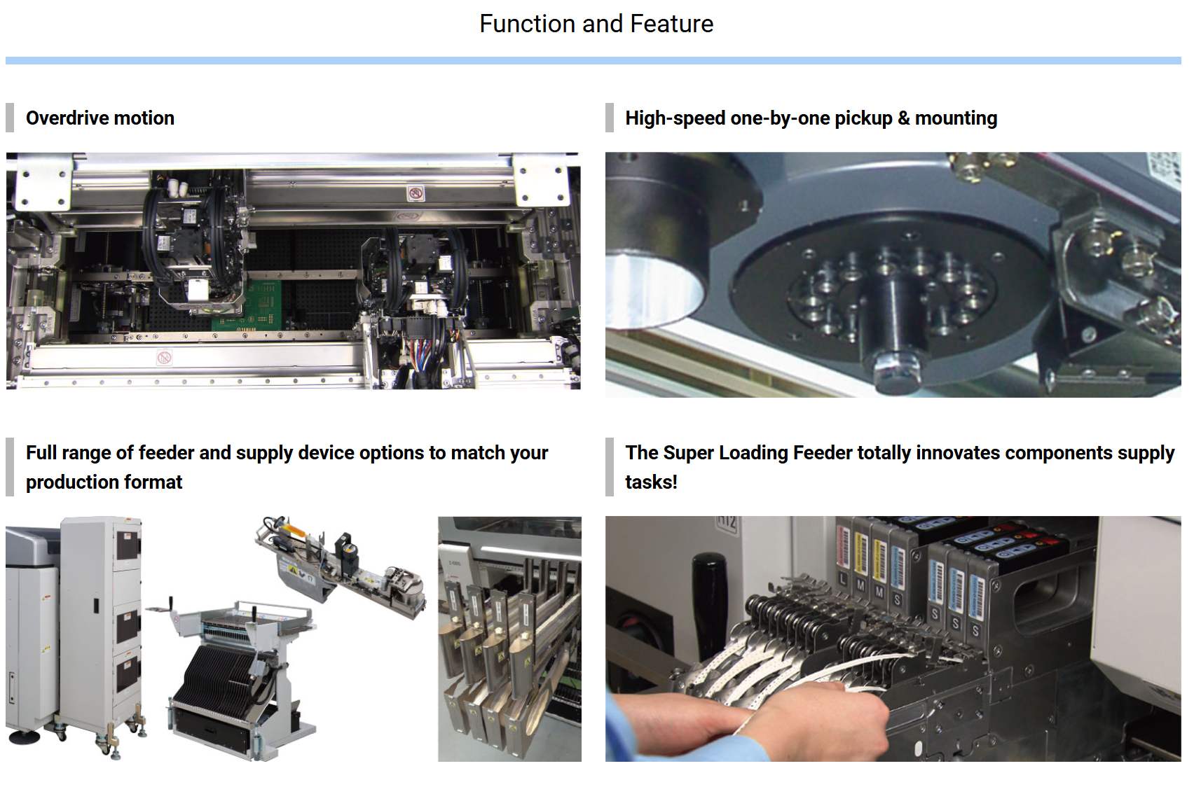 High Speed PCB Assembly Mounter Yamaha S Series Montage d'assemblage haute vitesse PCB Yamaha série S