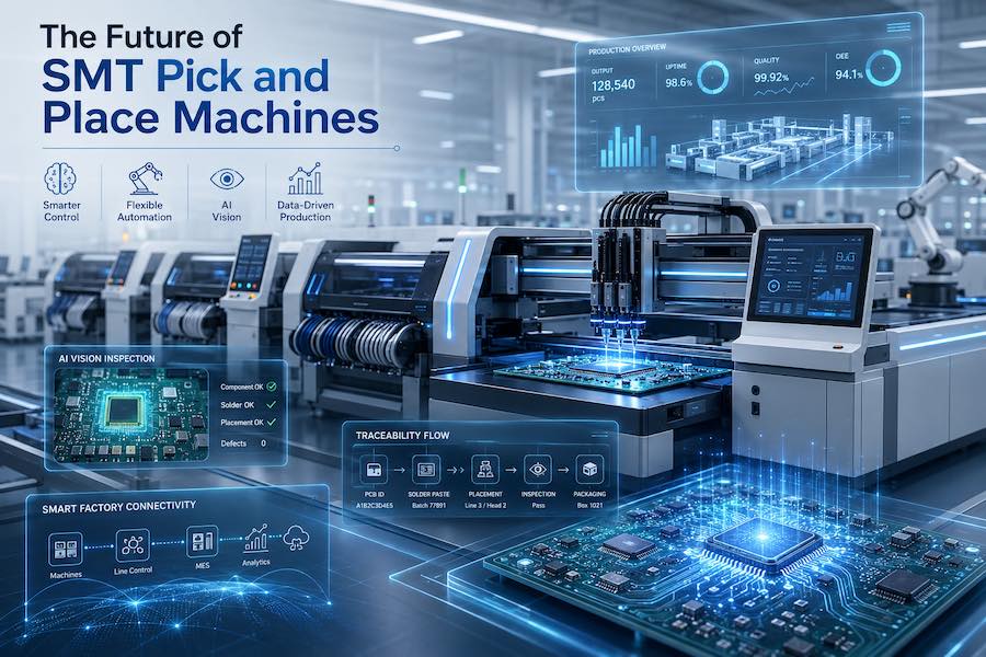 2-12 The Future of SMT Pick and Place Machines 2-12 L'avenir des machines de sélection et de placement SMT