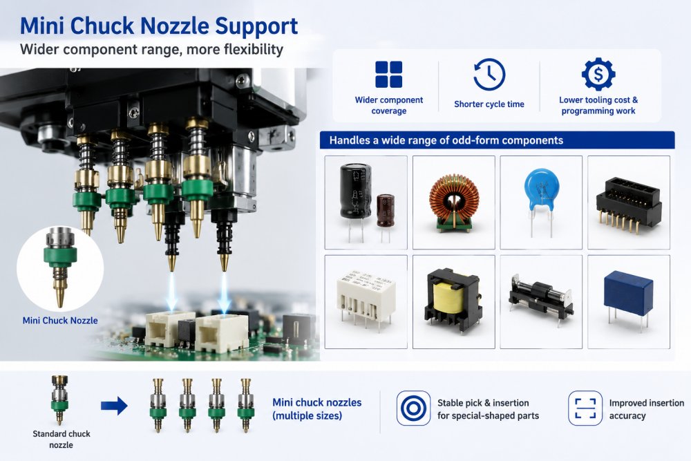 Mini Chuck Nozzle Support Support de buse pour mini mandrin