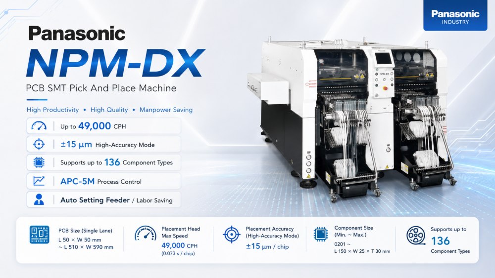 NPM-DX Panasonic Pcb Smt Pick And Place Machine NPM-DX Panasonic PCB Pick and Place Machine