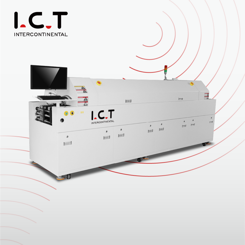 I.C.T-S8 |Solutions avancées de soudure par refusion SMT pour l'assemblage PCB