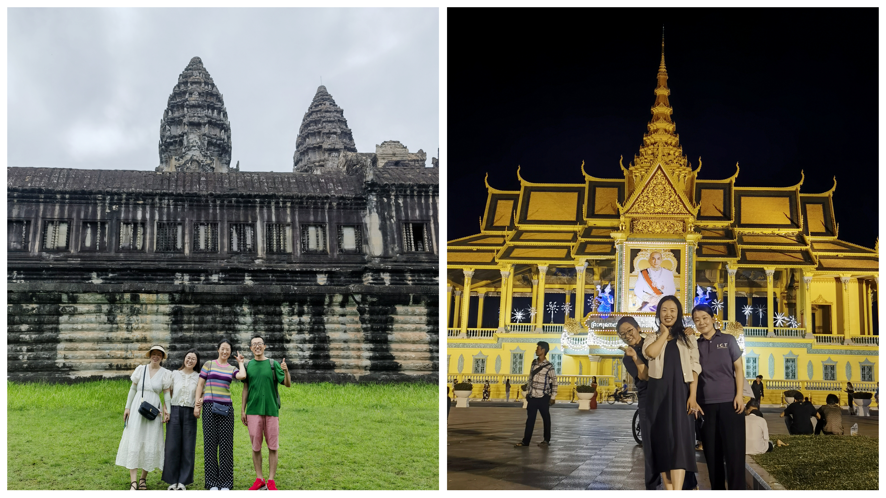 Le Grand Palais du Cambodge et Angkor Wat