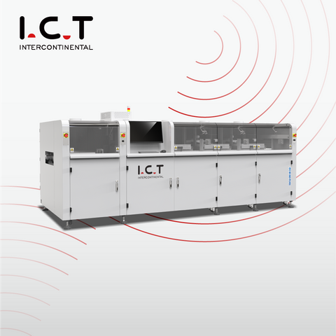 I.C.T-SS550P1 |Machine à souder à ondes sélectives en ligne entièrement automatique PCB avec 2 pots de soudure 