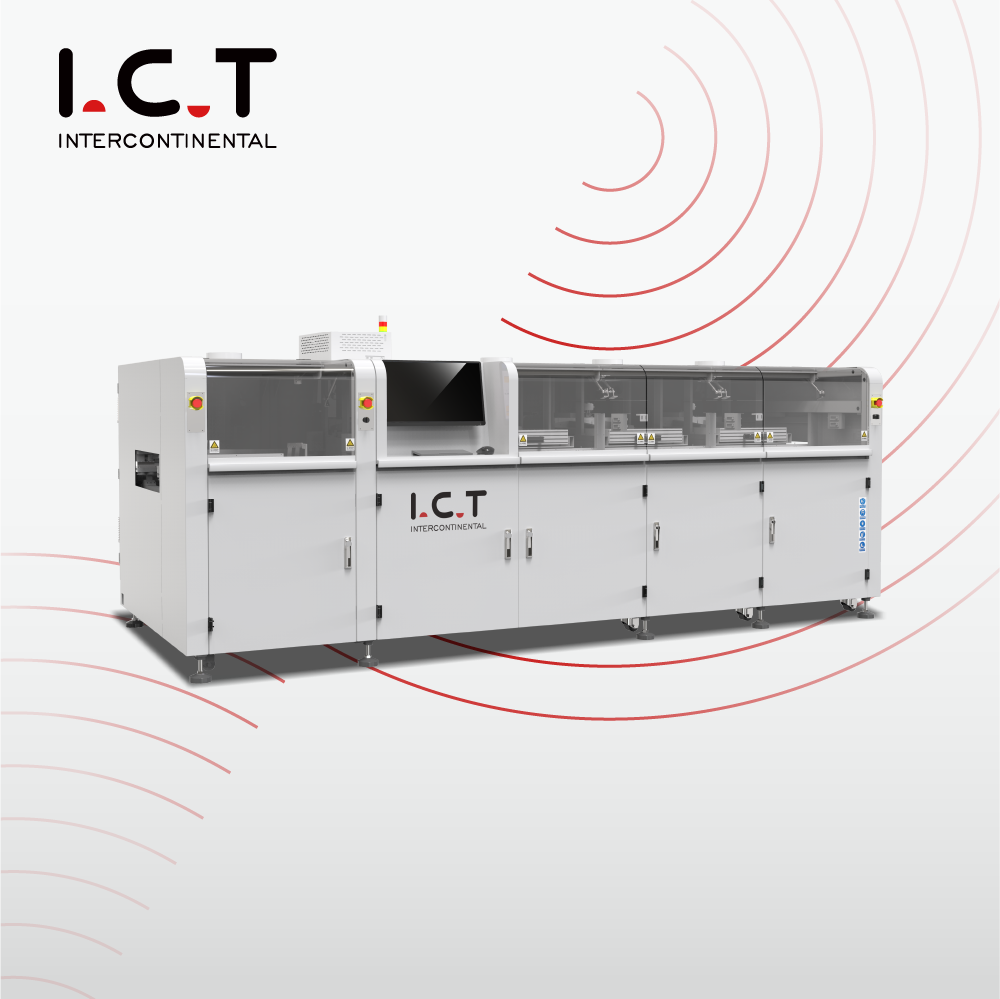 I.C.T-SS550 |Machine à souder à vague sélective en ligne entièrement automatique 