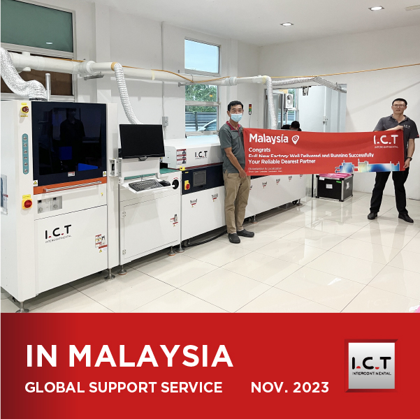  I.C.T livre une ligne de revêtement PCBA pour la fabrication de produits électroniques en Malaisie