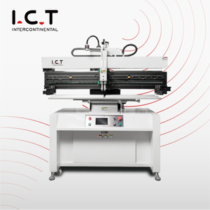 I.C.T - p12 | Écran semi-automatique de haute précision SMT Écran pochoir Imprimante dans SMD Ligne de montage
