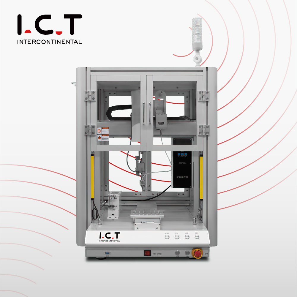 I.C.T-SR530 |Station automatique de bureau de robot de soudure de laser xyz pour le module de picovolte