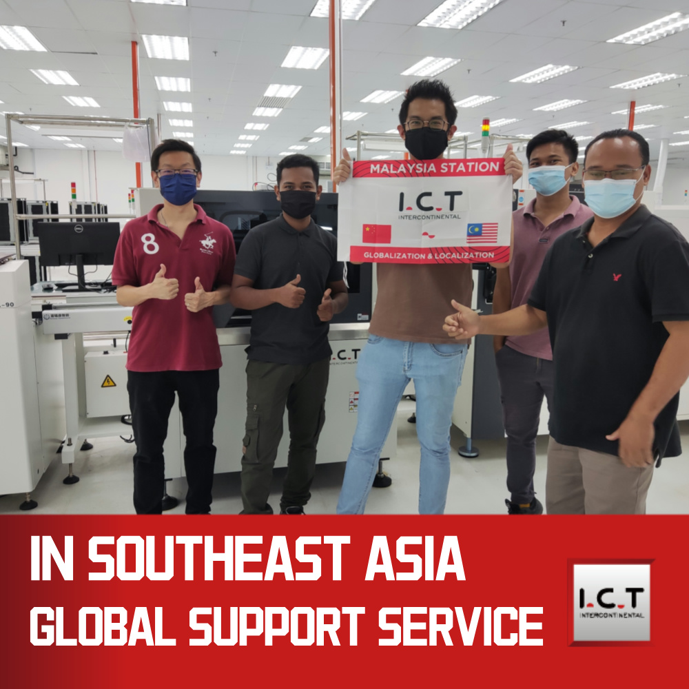 I.C.T - 4034 Full-Auto de haute qualité SMT PCB Machine d'impression