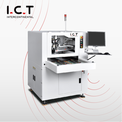 I.C.T |Mini PCB Machine de découpe en ligne, routeur automatique, routage mécanique, Machine manuelle