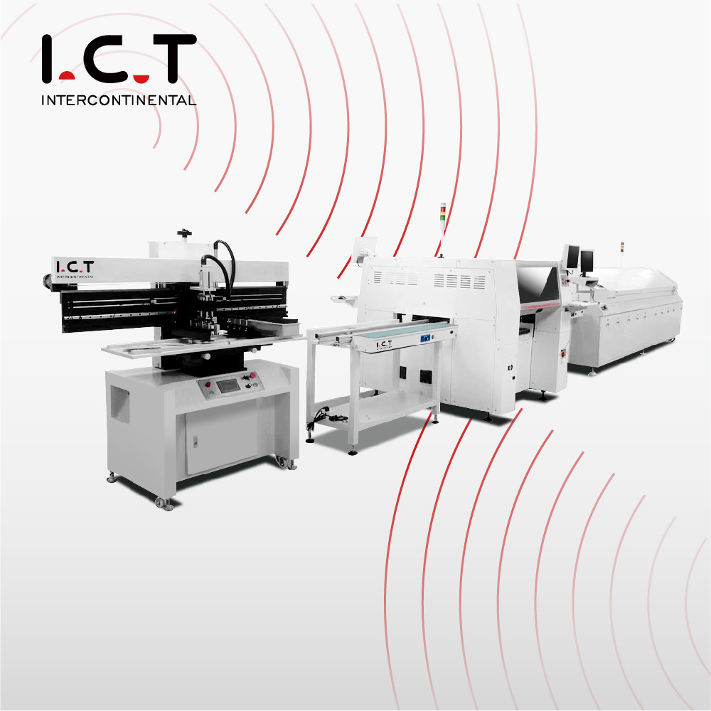 I.C.T |SMT Ligne de production CMS entièrement automatique 