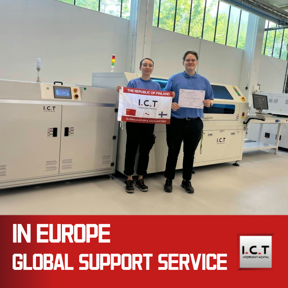 I.C.T | Prix ​​de la transmission automatique 500 mm Smt PCB Convoyeur