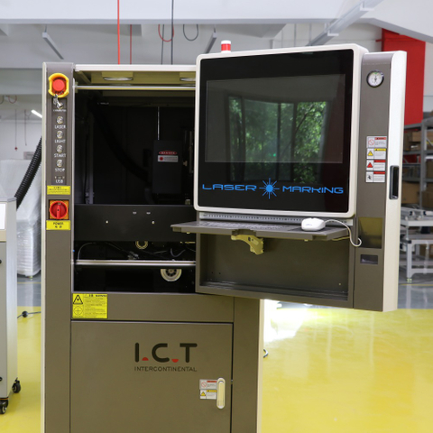 I.C.T | Machine de marquage et d'impression laser à ampoule Led à fibre fermée