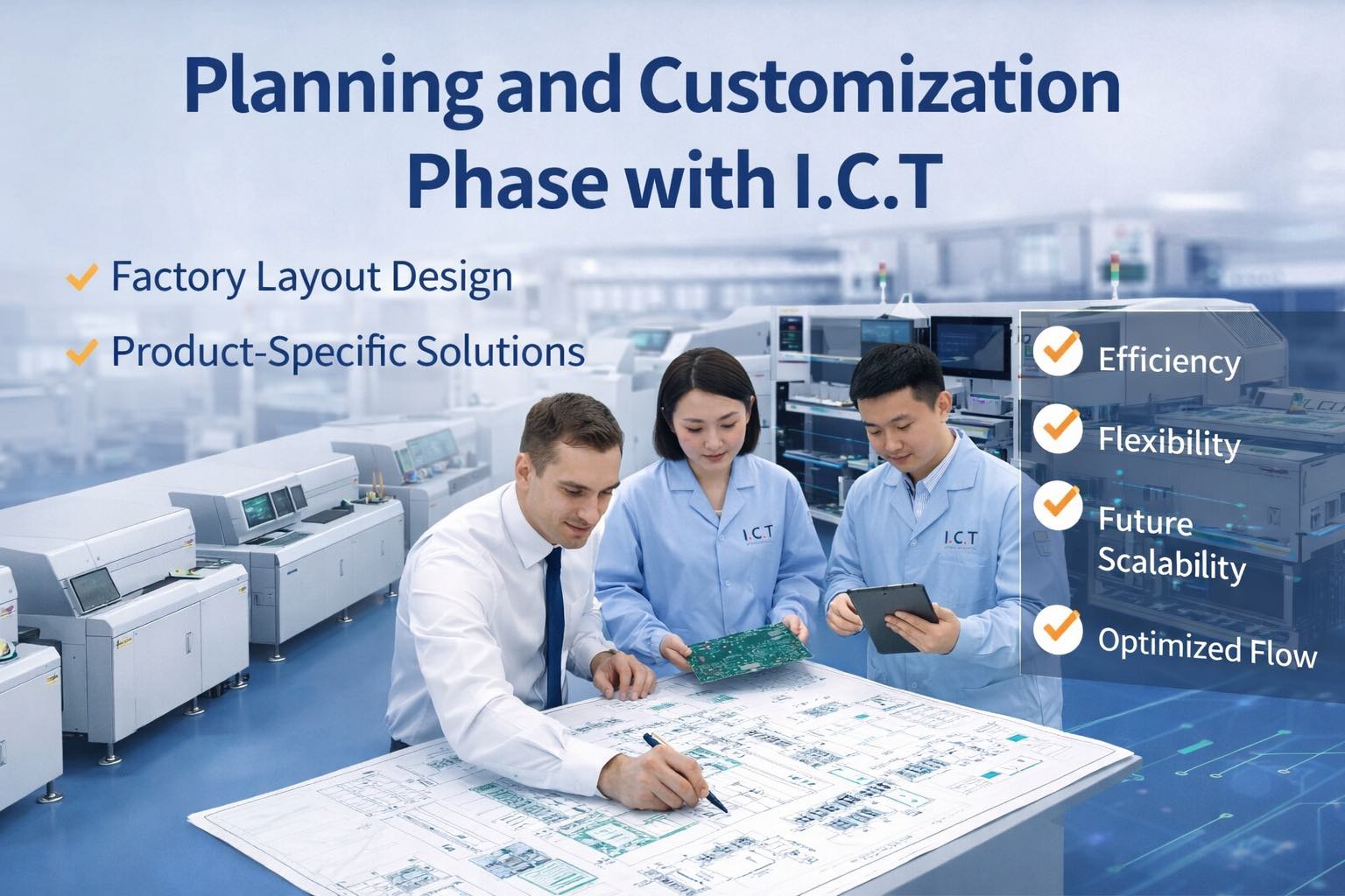 3. Phase de planification et de personnalisation avec I.C.T