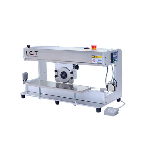 I.C.T |Machine de découpe de bosquet en V avec séparateur multi-lames PCB