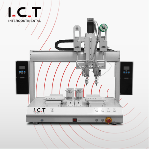 I.C.T |Dongguan – convoyeur électronique à flux libre, robot à souder, connecteurs coaxiaux
