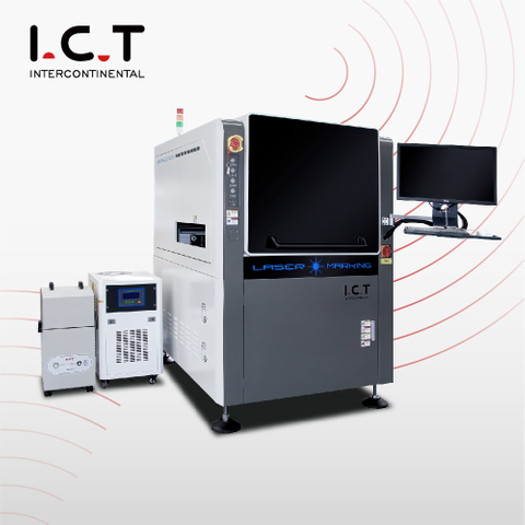 I.C.T |Machine de marquage Laser à fibre 3d, petite machine de bureau raycus 50w