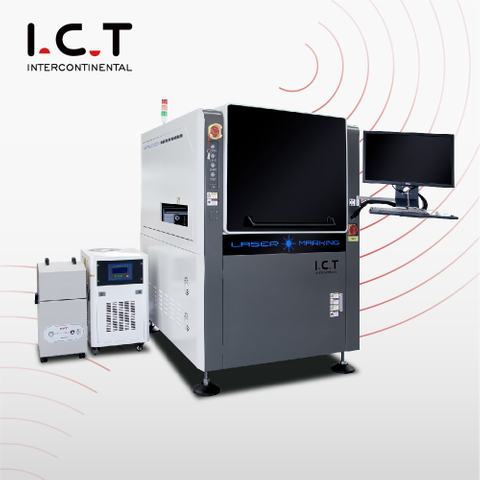 I.C.T |Machine de marquage laser d'impression de fibre 50w