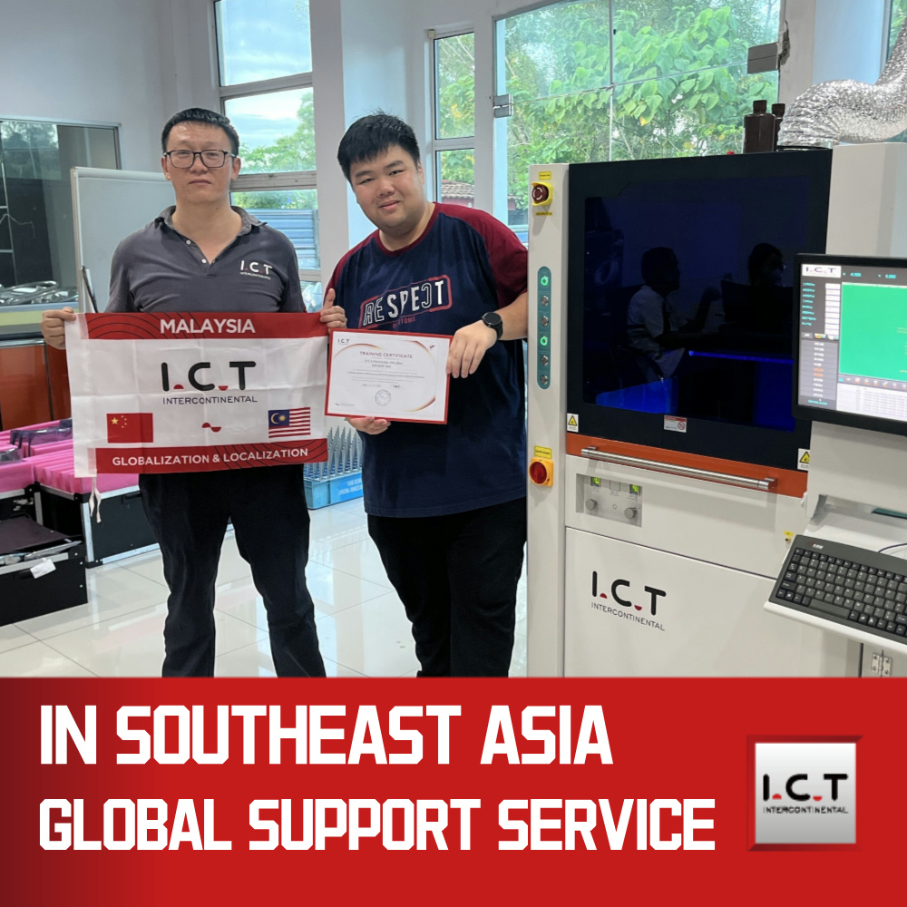 I.C.T | SMT PCBA Machine de vernissage