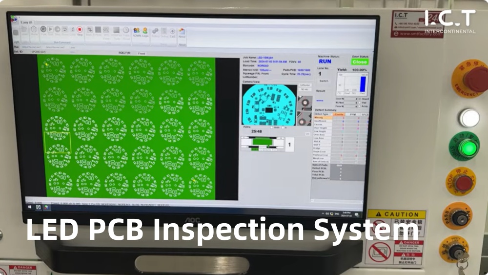 LED PCB Syst&egrave;me d'inspection