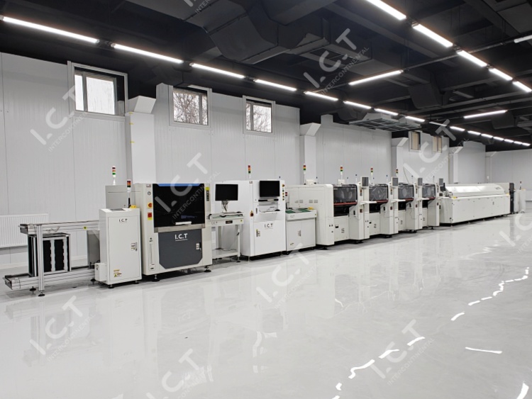 I.C.T SMT Ligne de production en Ouzb&eacute;kistan