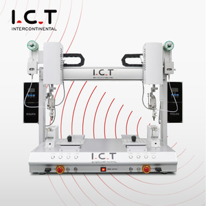 I.C.T-SR250DD |Machine automatique de robot de soudure de carte PCB bon marché
