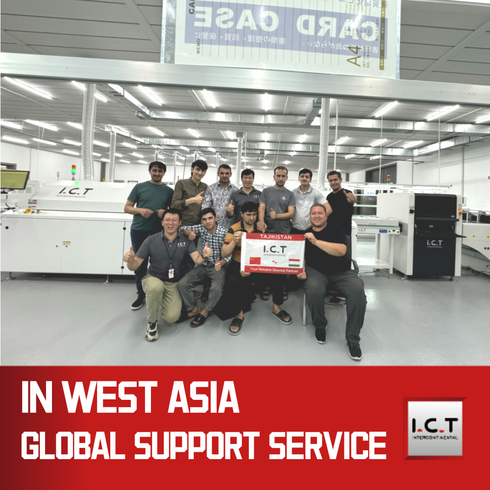 I.C.T | SMT PCB pochoir Machine de sérigraphie pour SMT