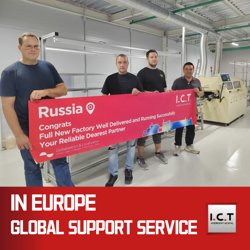 I.C.T | Machine à souder à vague sans plomb à double plate-forme pour Iphone