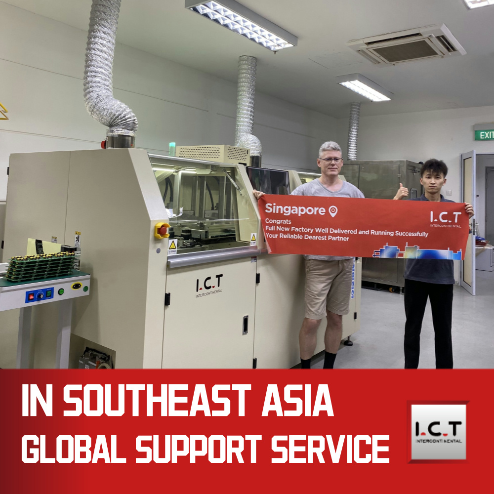 I.C.T-SS430 | Machine à souder à vague sélective DIP