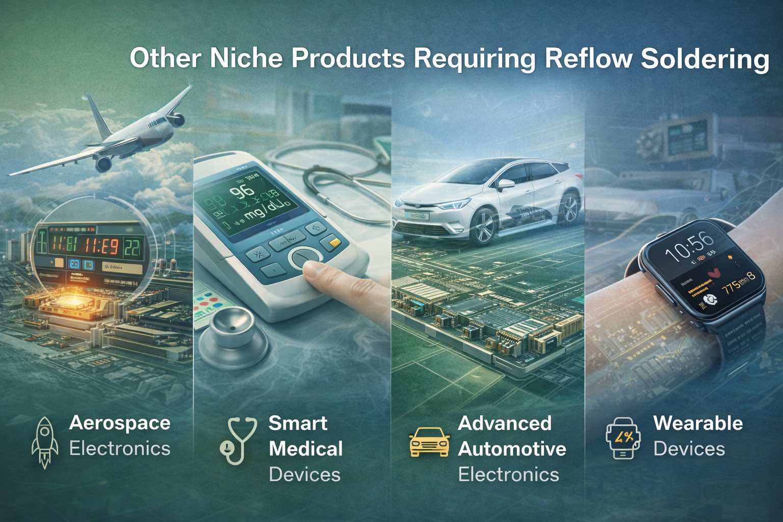 5. Autres produits de niche n&eacute;cessitant un soudage par refusion