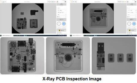 Fonction de test aux rayons X PCB