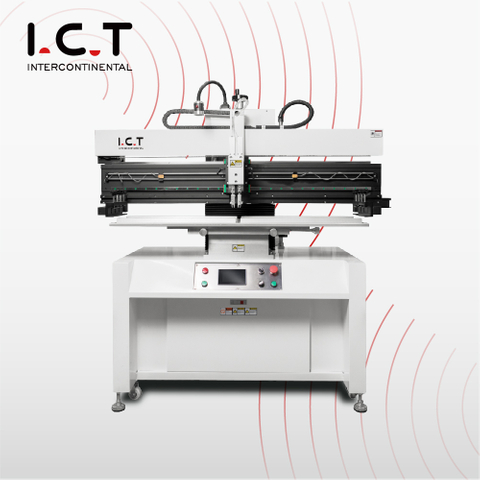 P12 ICT Semi Auto pochoir Imprimante SMT PCB Machine d'impression de pâte semi-automatique