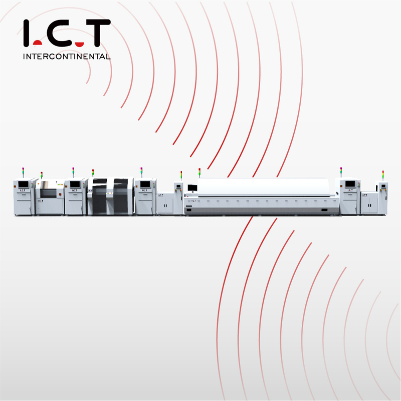 I.C.T |SMT Ligne de production CMS entièrement automatique 