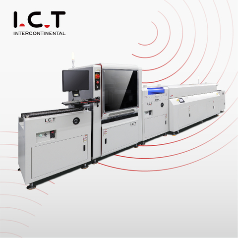 I.C.T |SMT Ligne de production de smartphones PCBA Machine de ligne de revêtement pour PCBA 