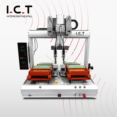 I.C.T | Robot de distributeur de pâte de soudage automatique en ligne ITC