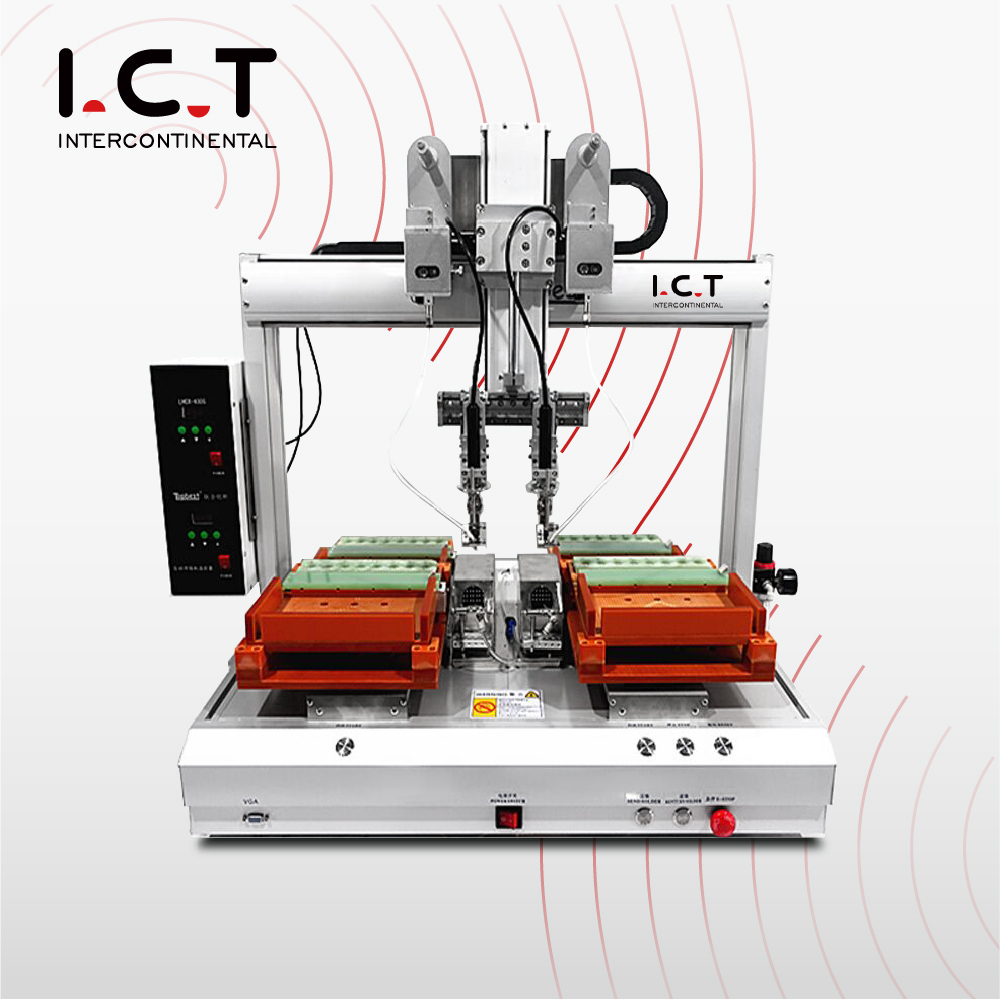 I.C.T |Jouet PCB cartésien automatique led robot de soudage par points Machine batterie