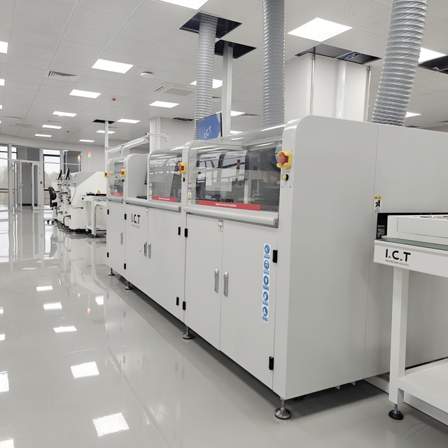 I.C.T-SS550 | Machine à souder à vague sélective en ligne entièrement automatique 