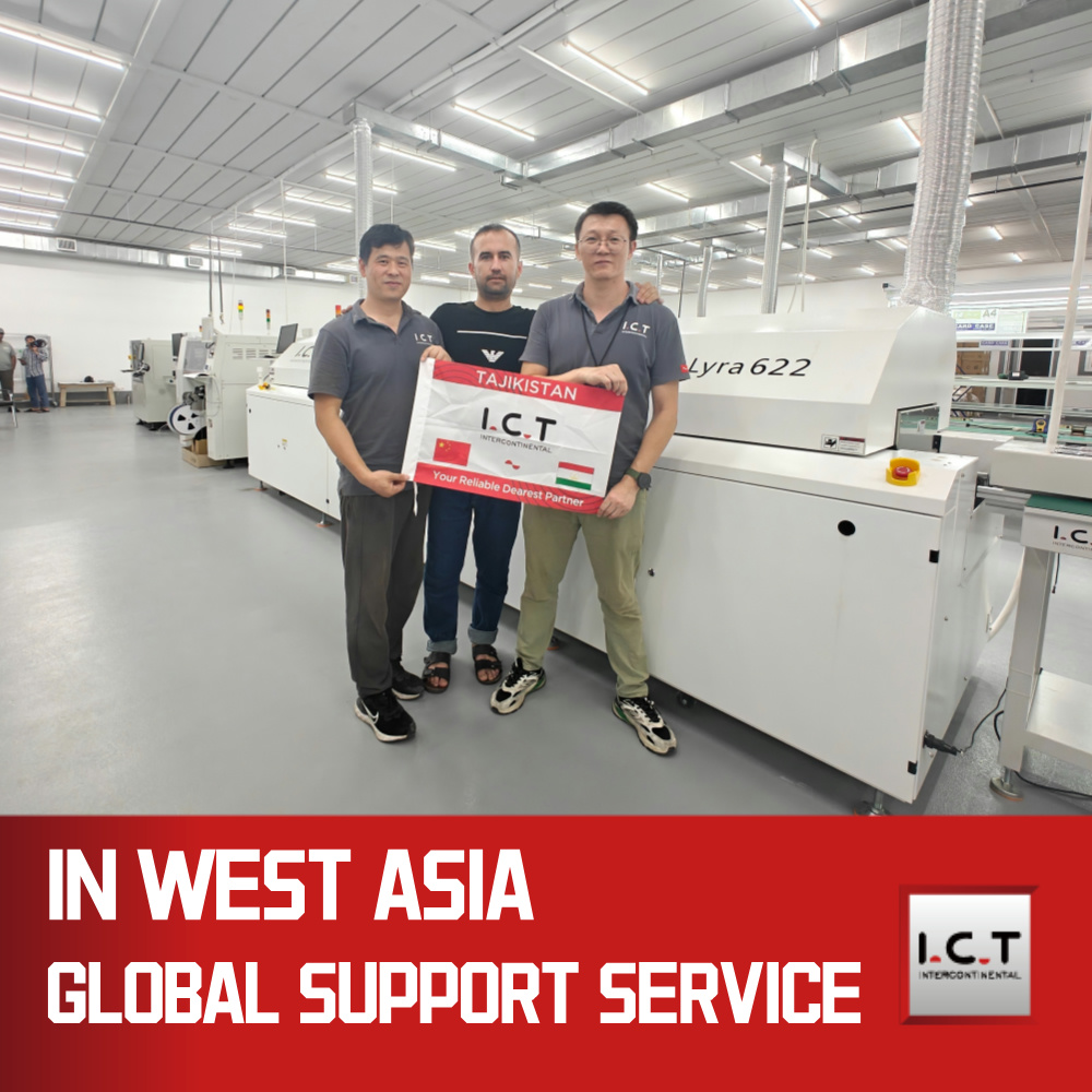 I.C.T | Profileur thermique de haute précision LED Four de refusion, fournisseur de refusion de four