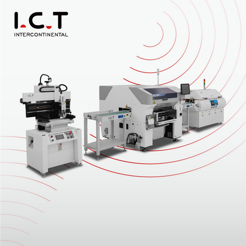 I.C.T |LED Machine semi-automatique de chaîne d'assemblage d'ampoules