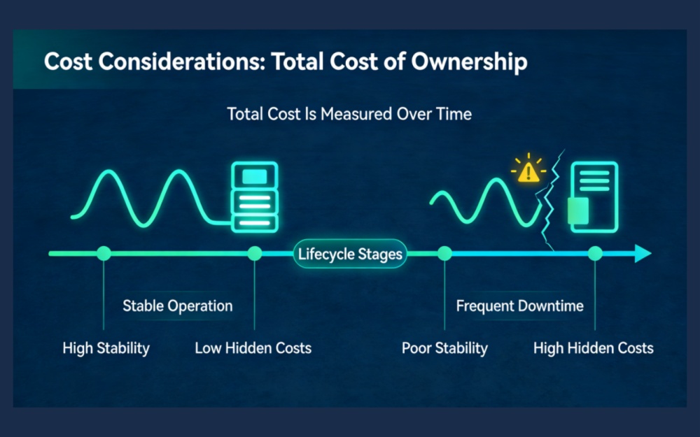 Le co&ucirc;t total est mesur&eacute; au fil du temps