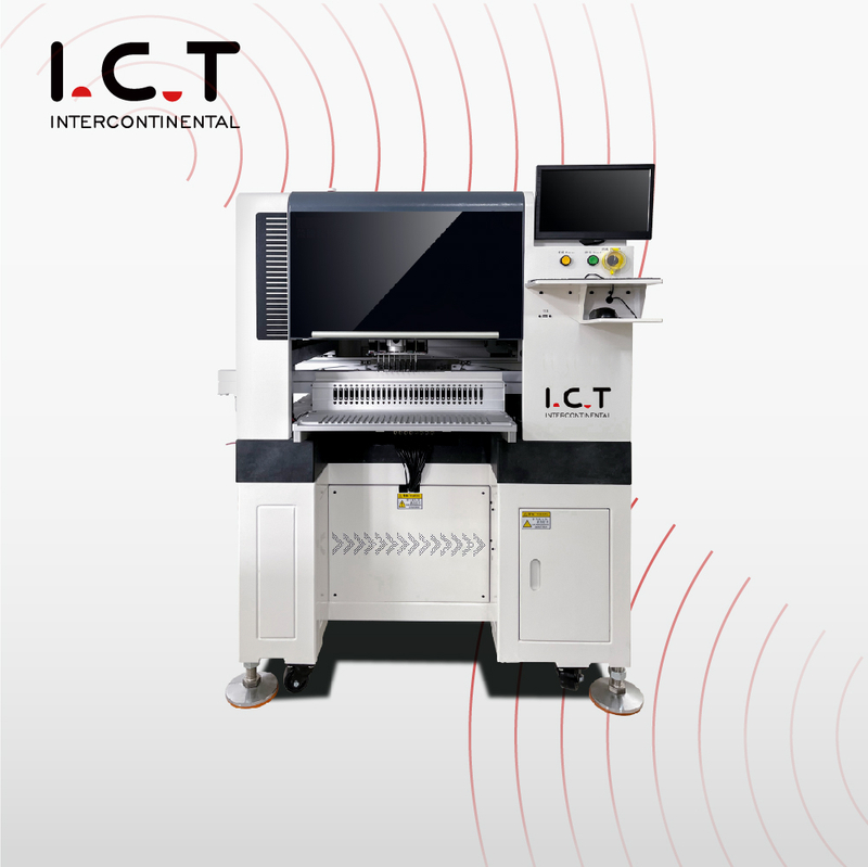 I.C.T |PCB Assemblage SMT Sélection et SMD Placement Placement des gros composants de la machine