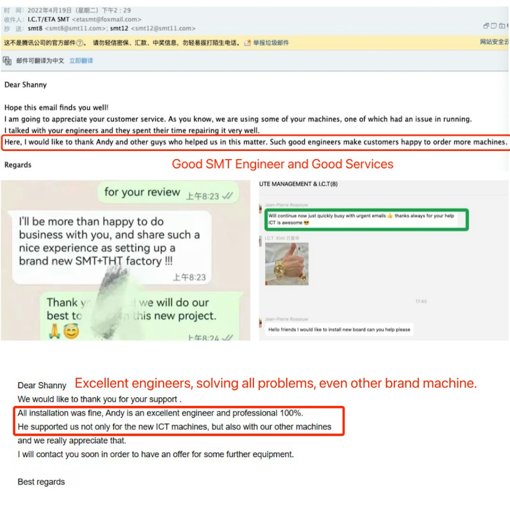 I.C.T-V5200H | Caméra inversée DIP en ligne AOI Machine 
