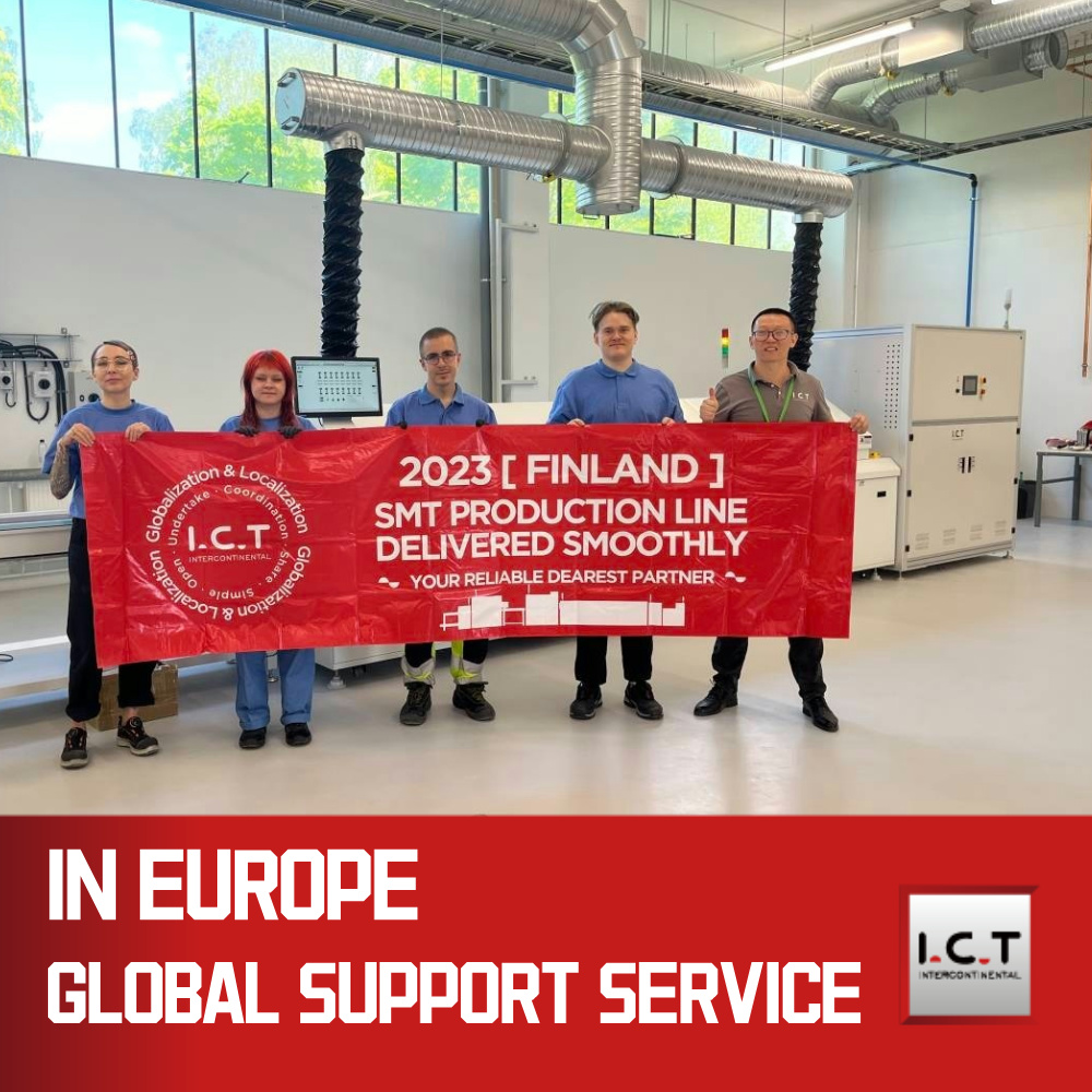 I.C.T | SMT Imprimante semi-automatique à double raclette pochoir Imprimante