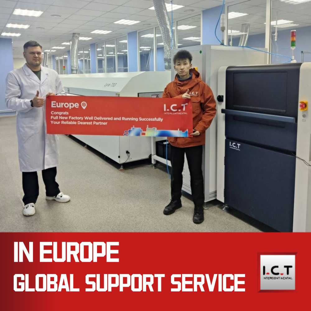 I.C.T-AI-4540 | Système optique visuel Caméra inversée DIP en ligne AOI Machines