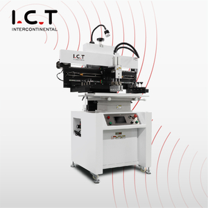 I.C.T-P6丨Semi-automatique SMD Machine d'impression de pâte à souder SMT Imprimante
