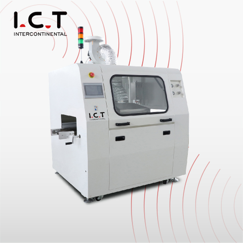 I.C.T |Machine à souder par trempage pour échangeur de chaleur PCB Machine à souder à la vague THT